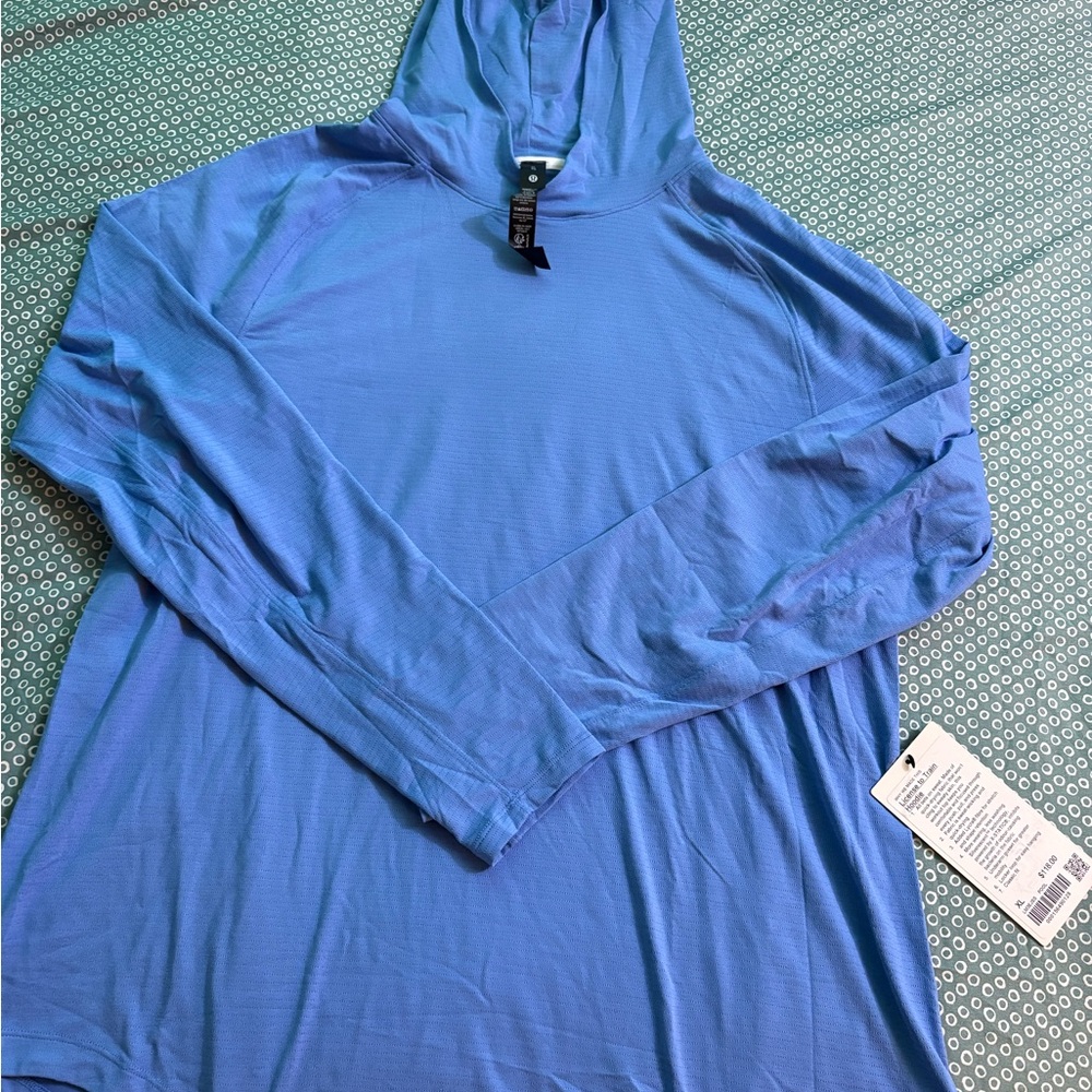 lululemon athletica Blue Men's Jersey Shirt
